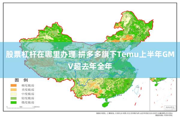 股票杠杆在哪里办理 拼多多旗下Temu上半年GMV超去年全年