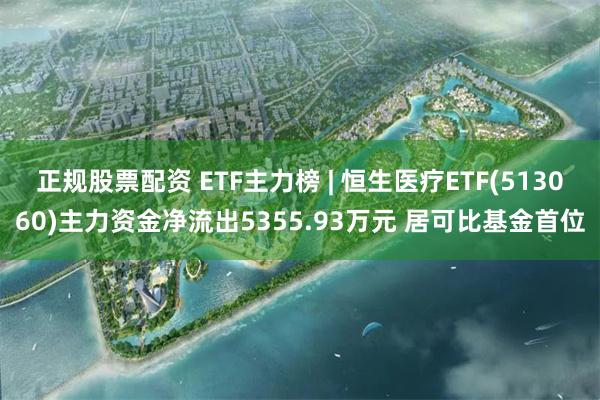 正规股票配资 ETF主力榜 | 恒生医疗ETF(513060)主力资金净流出5355.93万元 居可比基金首位