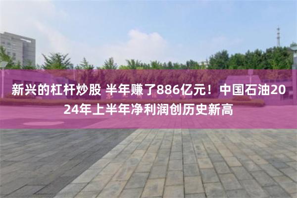 新兴的杠杆炒股 半年赚了886亿元！中国石油2024年上半年净利润创历史新高