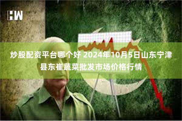 炒股配资平台哪个好 2024年10月5日山东宁津县东崔蔬菜批发市场价格行情