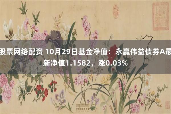 股票网络配资 10月29日基金净值：永赢伟益债券A最新净值1.1582，涨0.03%