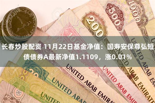 长春炒股配资 11月22日基金净值：国寿安保尊弘短债债券A最新净值1.1109，涨0.01%